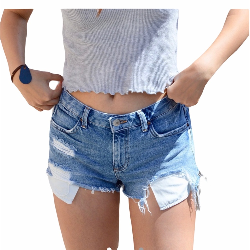 TOPSHOP Moto Cory Shorts - Picture 1 of 4